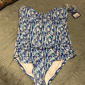 Beach one piece bathing suit